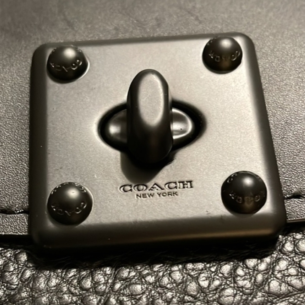 Coach EUC Drifter Black Leather Satchel - Picture 5 of 9